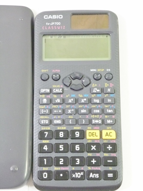 m1403 CASIO カシオ 関数電卓 fx-JP700 動作確認済みの画像2