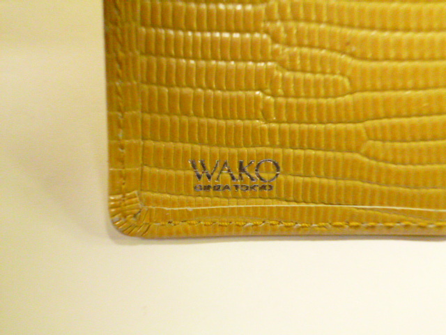 m1316 WAKO 和光 カードケース パスケース の画像6