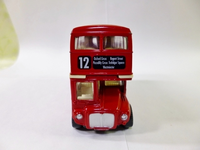 m1395 motormax モーターマックス ロンドンバス 2階建てバス The Hamleys Group Ltd London W1F 7PA No,61051 ミニカー の画像4