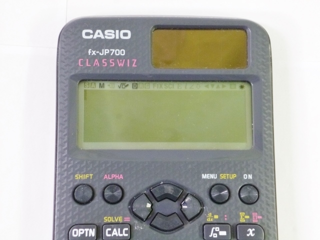 m1403 CASIO カシオ 関数電卓 fx-JP700 動作確認済みの画像3