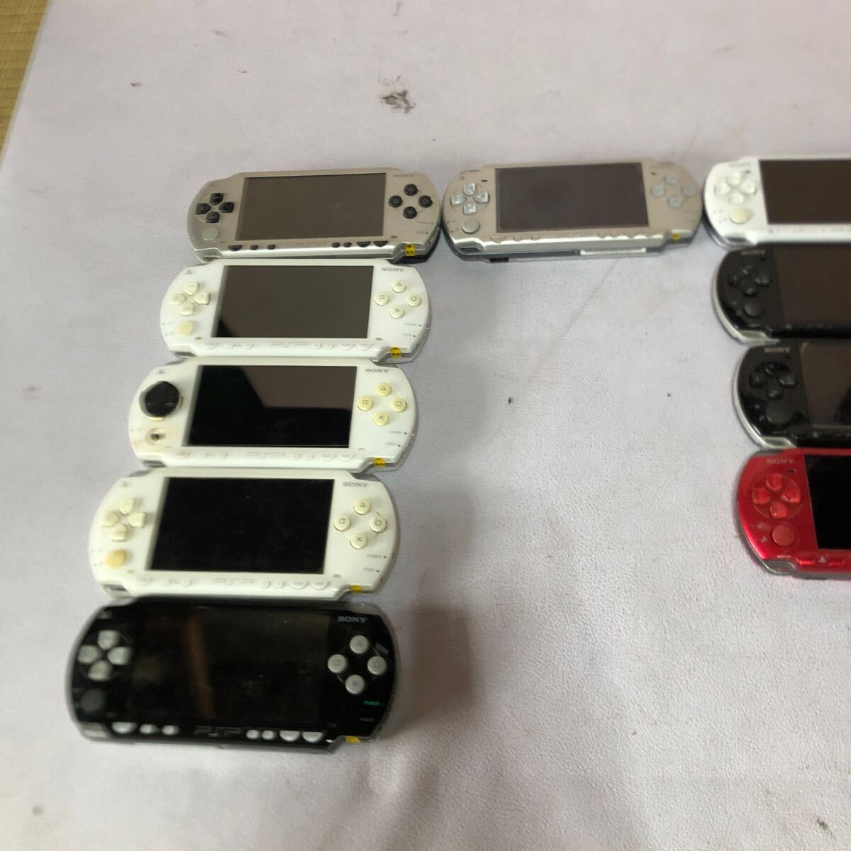 SONY ソニー　PSP 本体　まとめ売り　10台　動作未確認　未チェック　ジャンク品_画像2