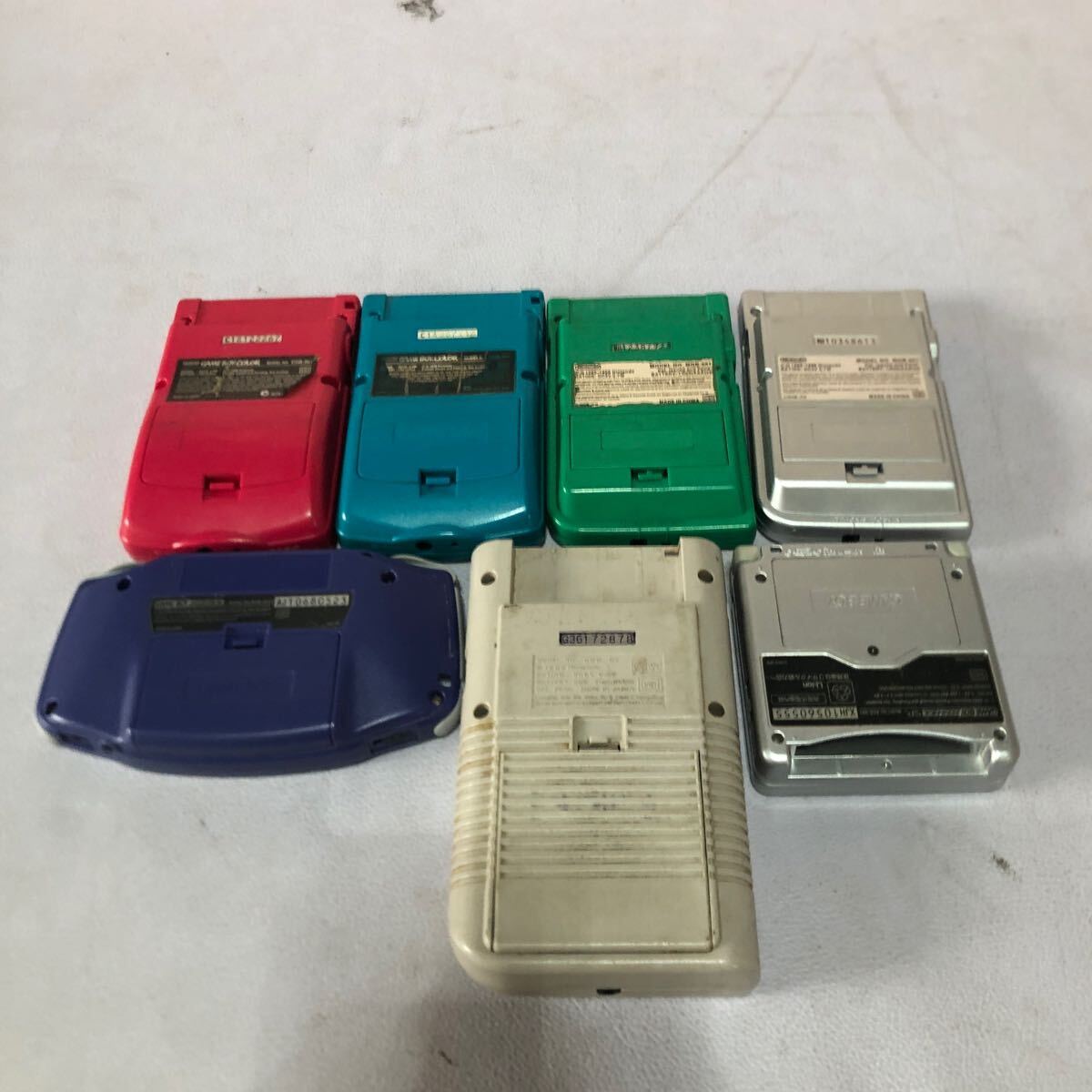  nintendo Nintendo Game Boy серии advance продажа комплектом много 7 шт. работоспособность не проверялась не проверено утиль 