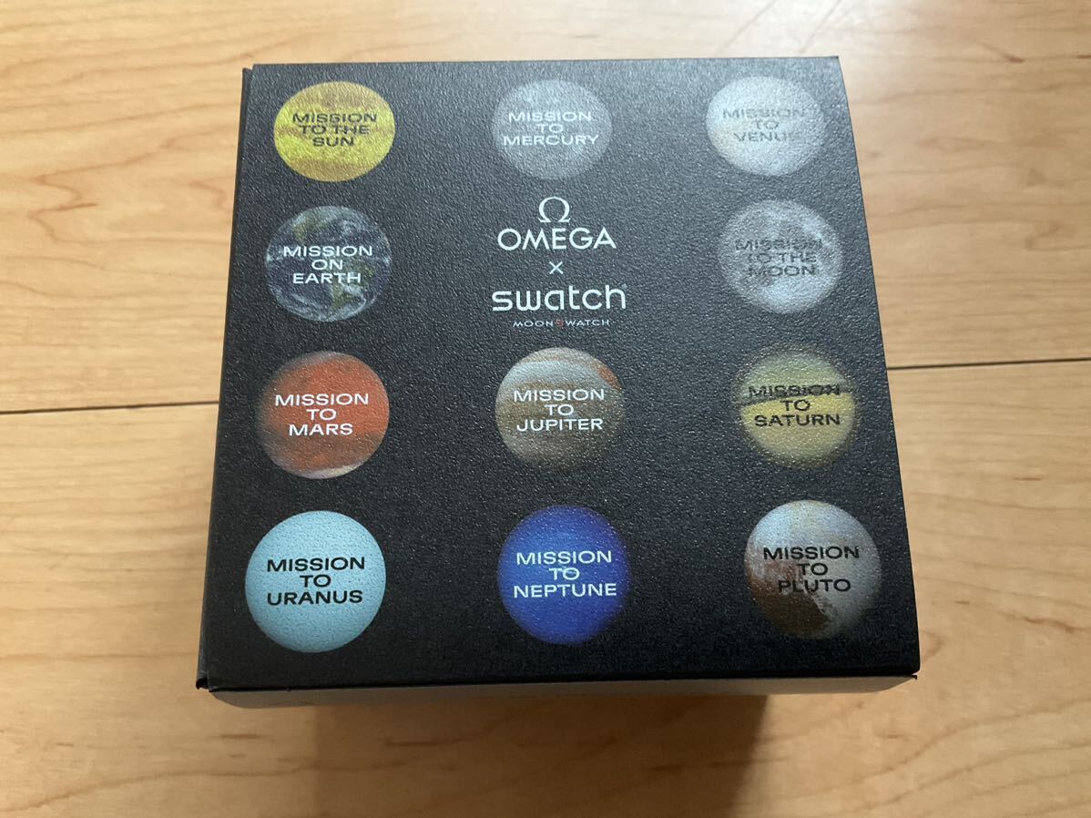  новый товар 2024/4/12 покупка Swatch Omega swatch omega moon moon внутренний стандартный магазин покупка чёрный черный 