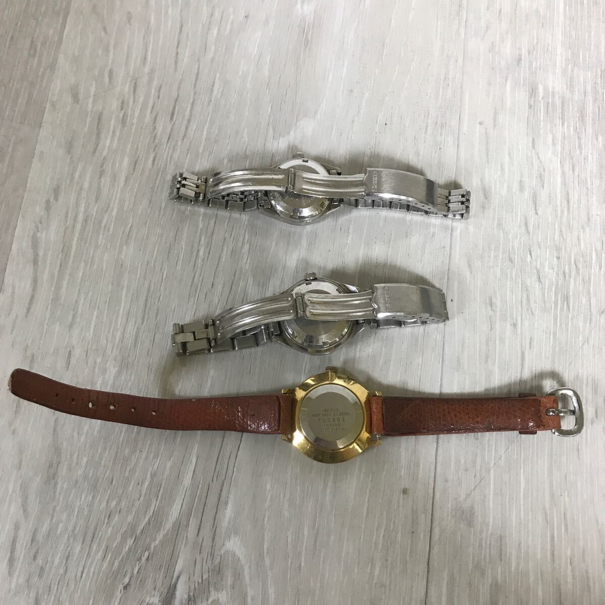 411 腕時計 SEIKO セイコー AUTOMATIC オートマチック 21JEWELS 2706-0250 17JEWELS レディース 2206-0500 SOCIE ソシエ ３点 まとめ売りの画像6