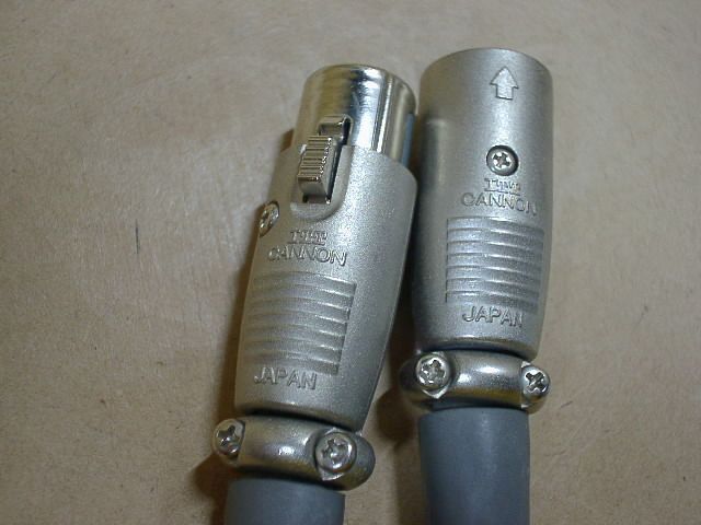 [未掃除品・テスト未確認ジャンク品]ITT CANNON (4ピン）XLR-4-11C・XLR-4-12C（10セット）の画像6