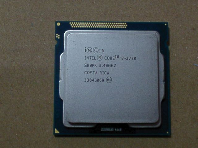 [条件付き返品可・送料込み][2]INTEL CORE i7-3770 3.40GHZ（1個）_画像1