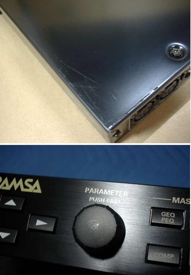 [5-4](コード切断品・通電確認済み・ジャンク品)RAMSA WZ-DM35 デジタルマルチプロセッサー（2台）_画像9