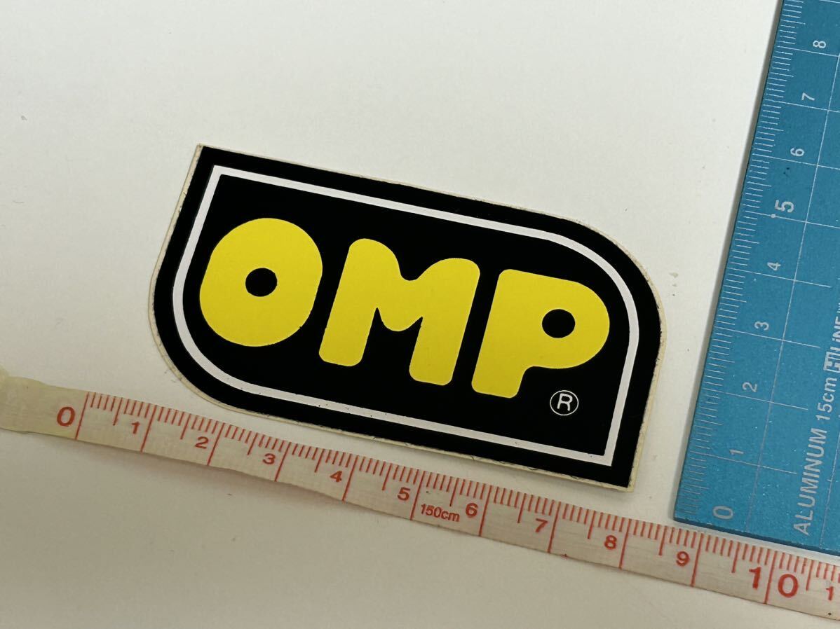 正規品 OMP ステッカー 当時物 旧車 ハコスカ Z ケンメリ レーシングスーツ F1 非売品 シューマッハ アイルトンセナ WRC ラリー 同梱OK_画像2