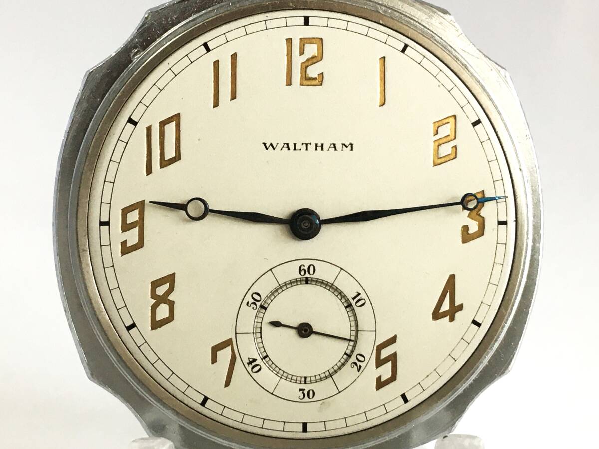 1920年製◆WALTHAM 12S 17石 Gr,225 ウォルサム懐中時計◆の画像3
