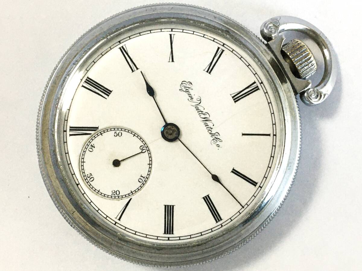 1887年製◆ELGIN G.M.Wheeler 大型18S 15石 Gr,44 エルジン大型懐中時計◆の画像1