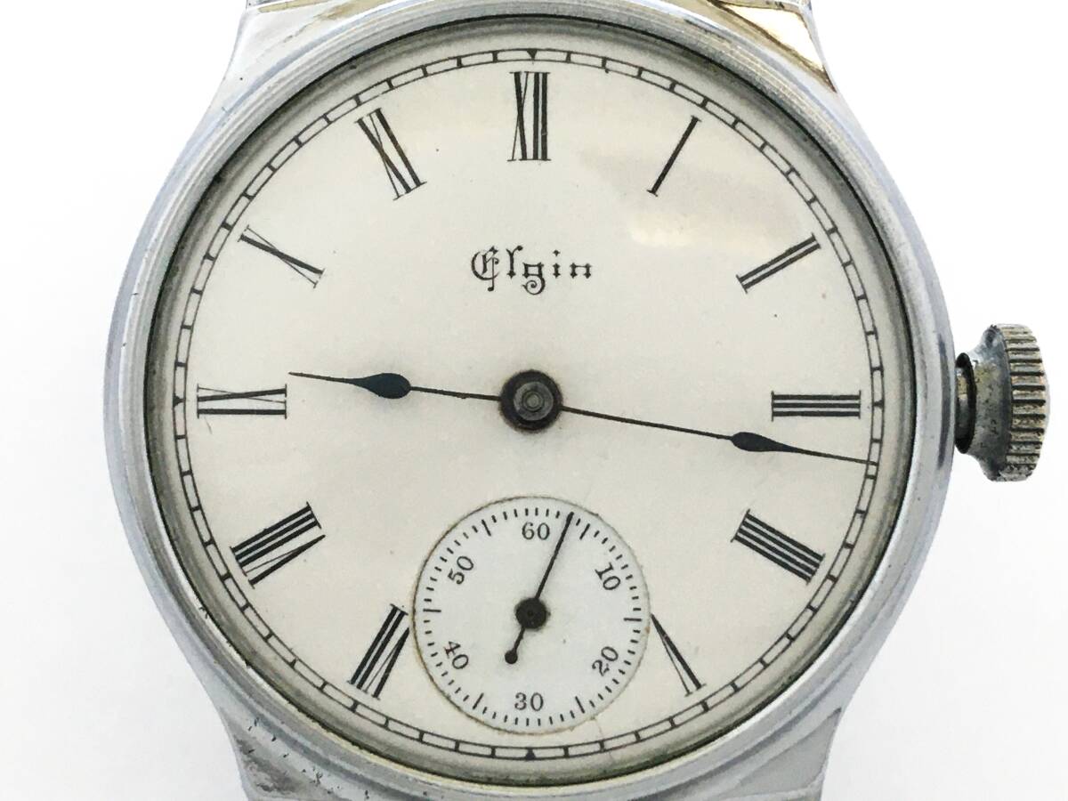 1898年製◆ELGIN 0S 7石 Gr.109 腕時計仕様 エルジン懐中時計◆の画像2