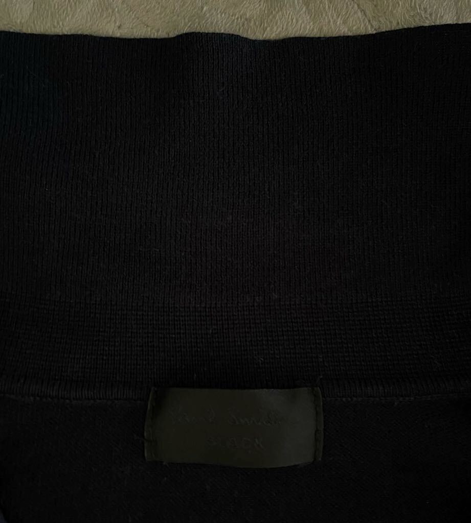 ポールスミス　BLACK ポロシャツ風　カットソー ボタン柄　トップス　紺　六分袖　襟付き　ピンク　赤　ハーフボタン　コットン　綿　M_画像6