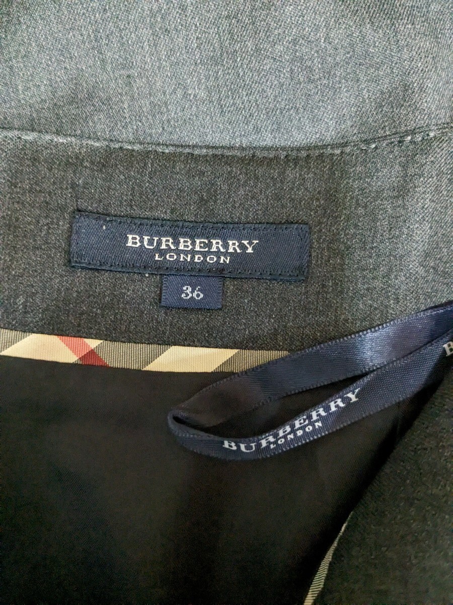 * бесплатная доставка *BURBERRY Burberry юбка узкая юбка женский размер 36 Италия производства ткань использование 