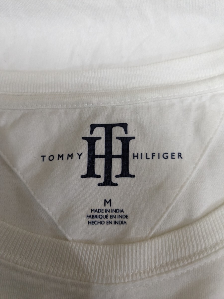 ★送料無料★TOMMY HILFIGER トミーヒルフィガー 半袖 Tシャツ コットンシャツ トップス メンズ  Mサイズの画像5