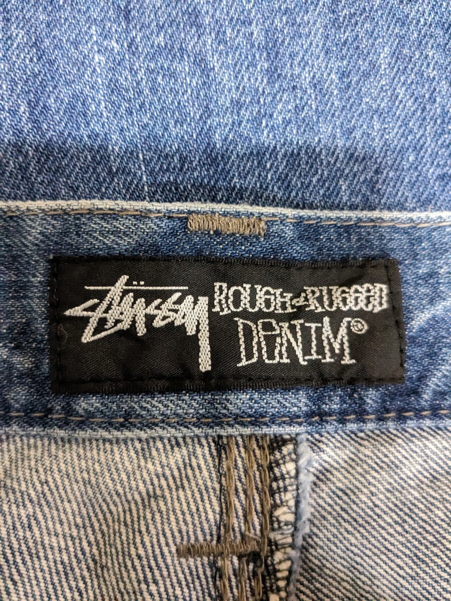 ★送料無料★STUSSY　スチューシー　デニム　デニムパンツ　 ハーフパンツ　ショートパンツ　サイズ36_画像7