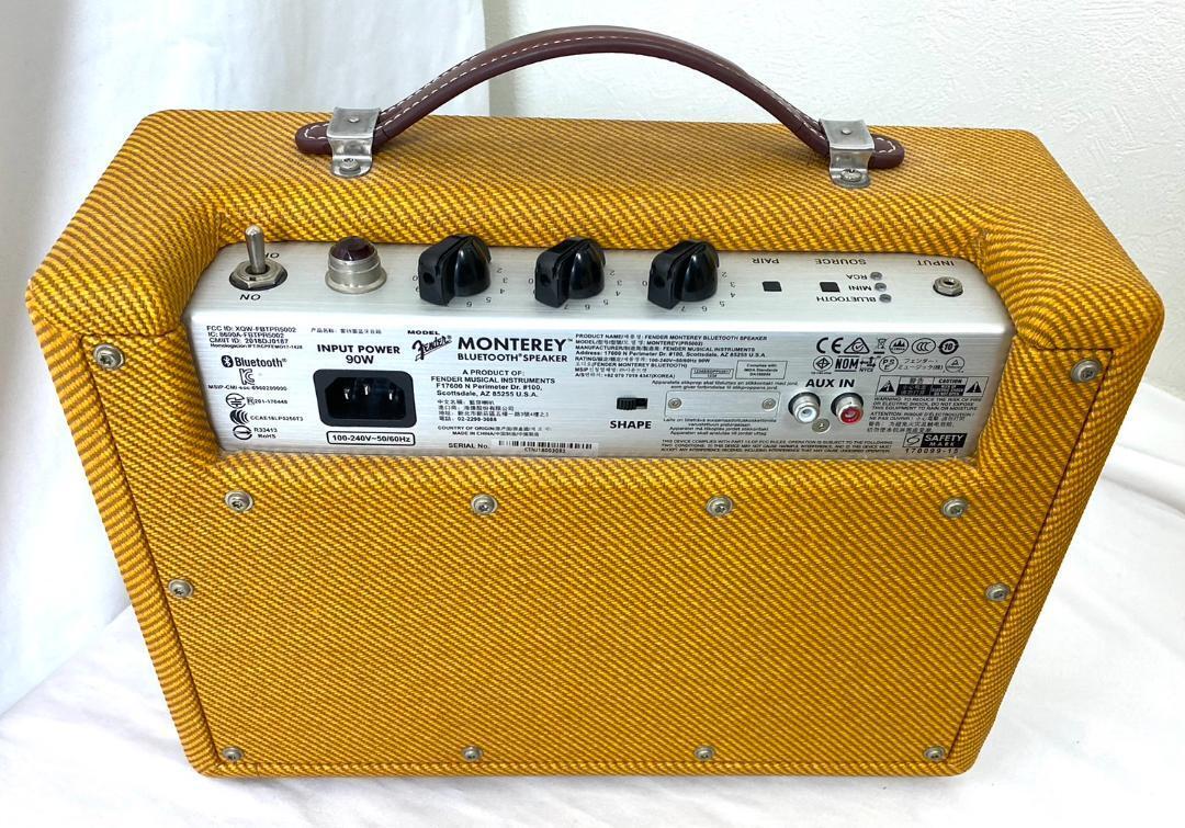 美品 Fender monterey Tweed BT スピーカー フェンダー_画像5