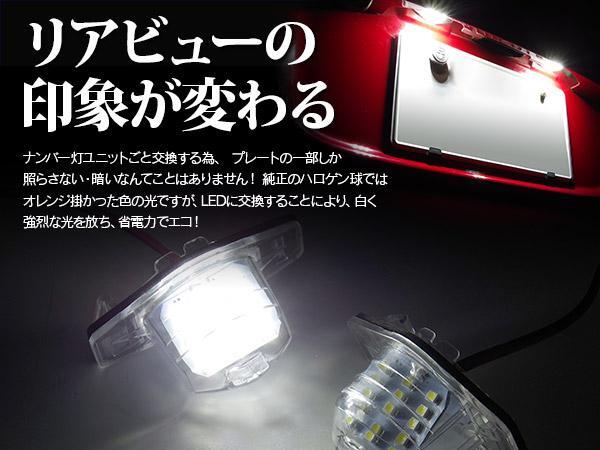 N-BOX JF1/JF2 LED ナンバー灯/ライセンス ユニット 15発 1個_画像2