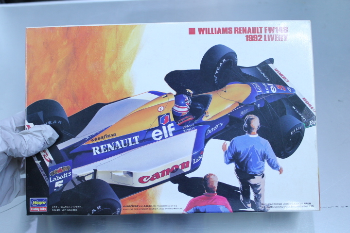 B21・ハセガワ 1/24 ウイリアムズルノー FW14B 1992年型 マンセル5連勝 未組立て品 検）F1・HASEGAWA・Williams  RENAULTの画像1