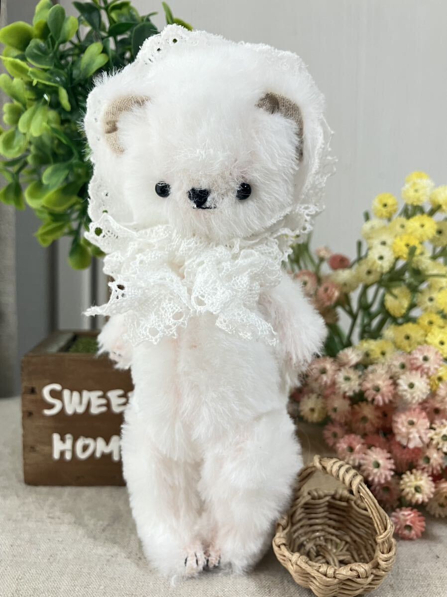 ミニチュアテディベア teddybear doll handmade ハンドメイド ぬいぐるみ テディベア　_画像4
