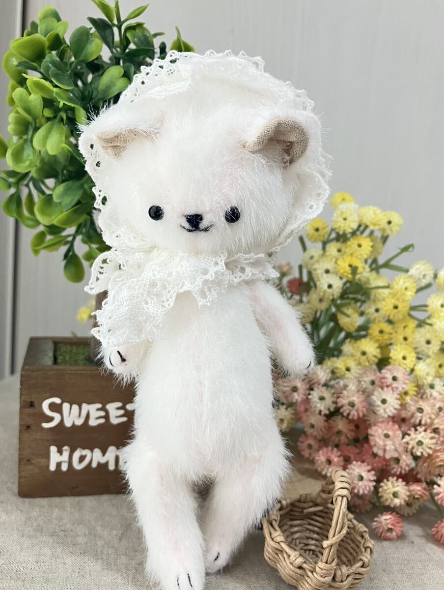 ミニチュアテディベア ハンドメイド ぬいぐるみ teddybear doll miniature handmadeの画像5