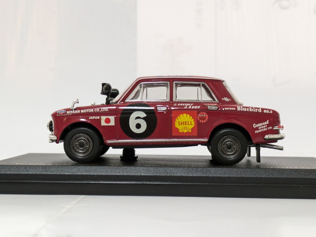 アシェット 日産名車コレクション 1/43 ブルーバード 東アフリカ サファリ 1966_画像4