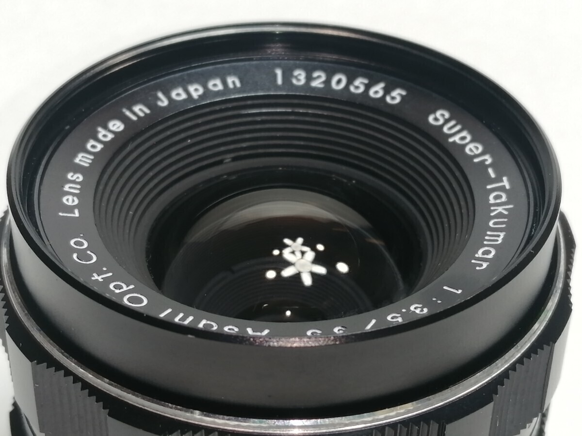 super-takumar 35mm f3.5 レンズ 旭光学工業 レトロ カメラ 昭和 動作未確認 古い タクマー_画像9