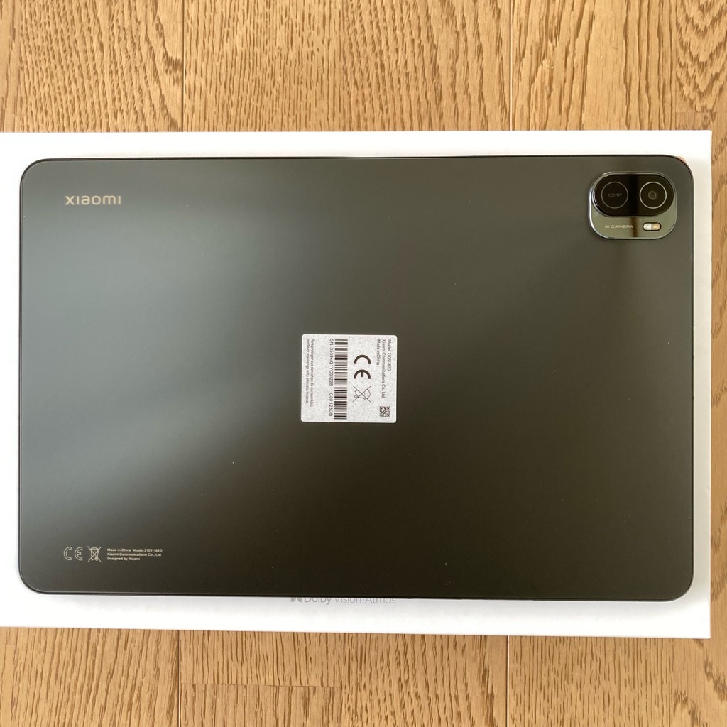 ★国内版 Xiaomi Pad 5 HyperOS 6GB/128GB 本体 コズミックグレー ケース付 シャオミ タブレット 美品_画像3