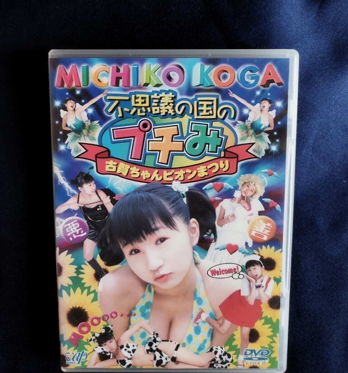 ☆古賀美智子 中古DVD『不思議の国のプチみ〜古賀ちゃんピオンまつり〜』グラビアアイドル ガチャリックスピン チョッパーkoga こがみちこの画像1