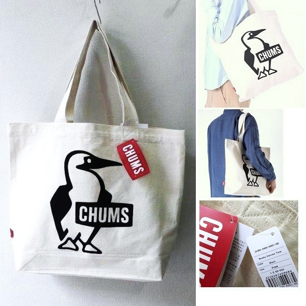 CHUMS canvas tote bag CH60-3495 new goods 