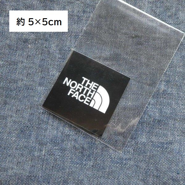 TNF Logo Sticker Mini NN32350 ブラック 新品 防水素材の画像1