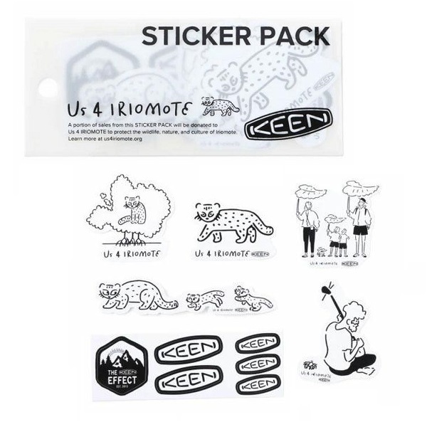 KEEN キーン STICKER PACK 1029336 新品 ステッカー 防水素材_画像1