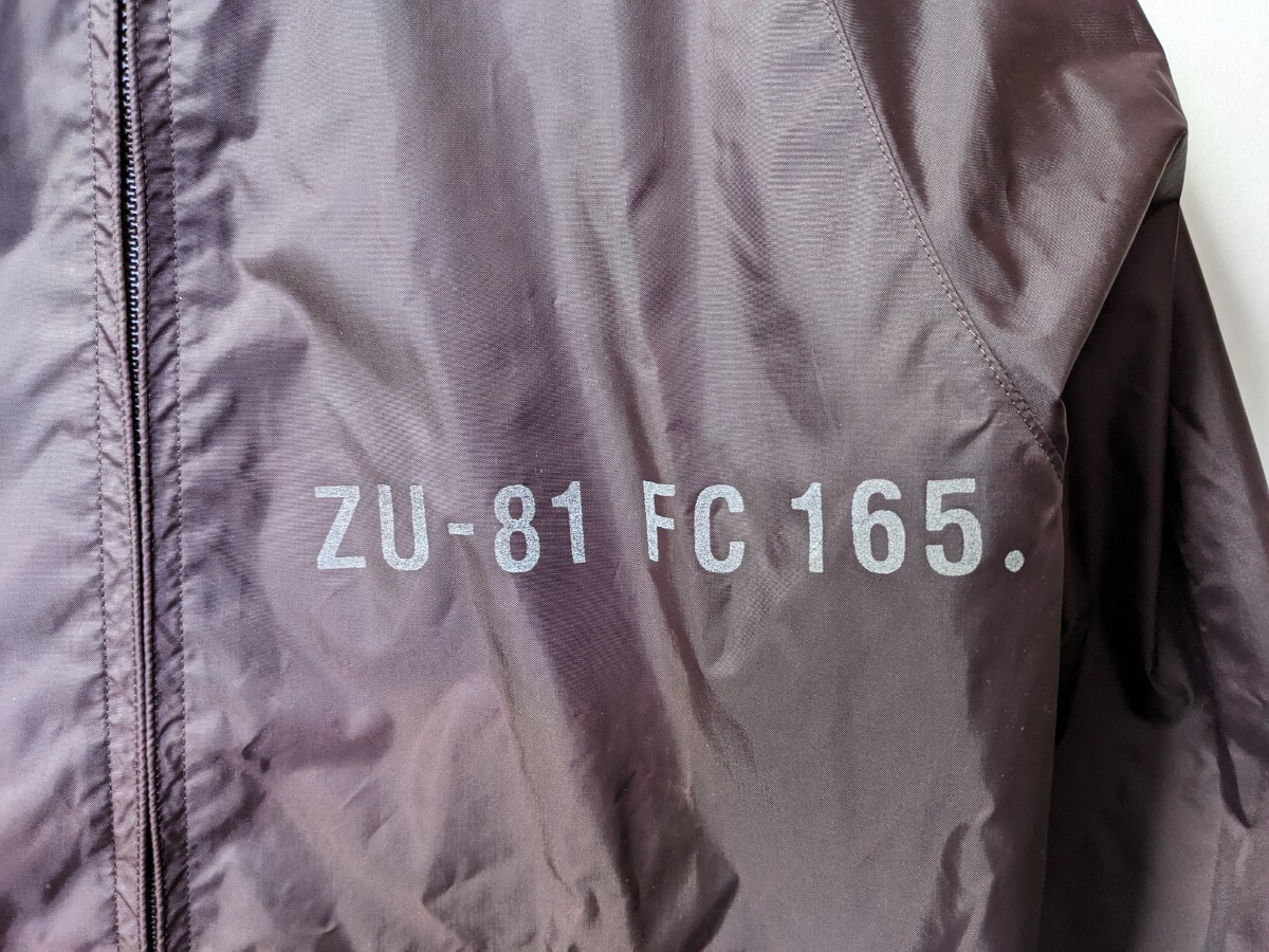 ズッカ　ZUCCA ナイロンジャケット　エイ・ネット　日本製　Mサイズ　レディース　ZU-81　FC 165.　パーカー　フード収納式