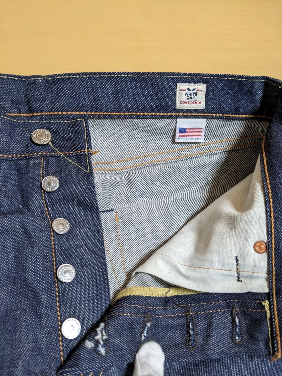 Levi's　リーバイス　501　MADE IN USA WHITE OAK CONE DENIM ボタン裏刻印 5115　W32 L32　ボタンフライ　米国製　赤耳　デニム　ジーンズ_画像5