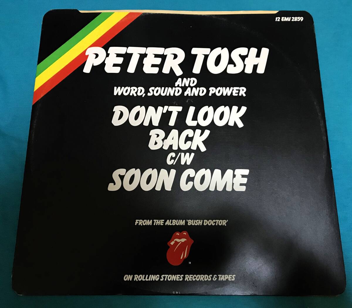 12”●Peter Tosh / Don’t Look Back UKオリジナル盤 Rolling Stones Records 12 EMI 2859の画像2