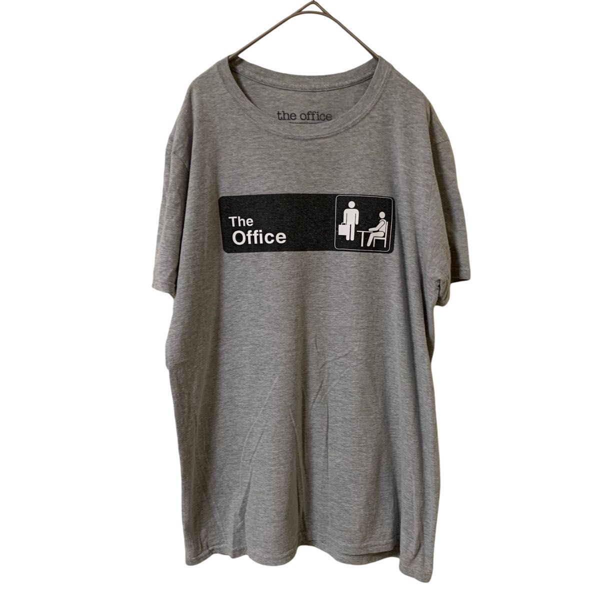 【US古着】グッドデザイン グレー M Tシャツ 半袖 レギュラーヴィンテージ プリント メンズ レディース