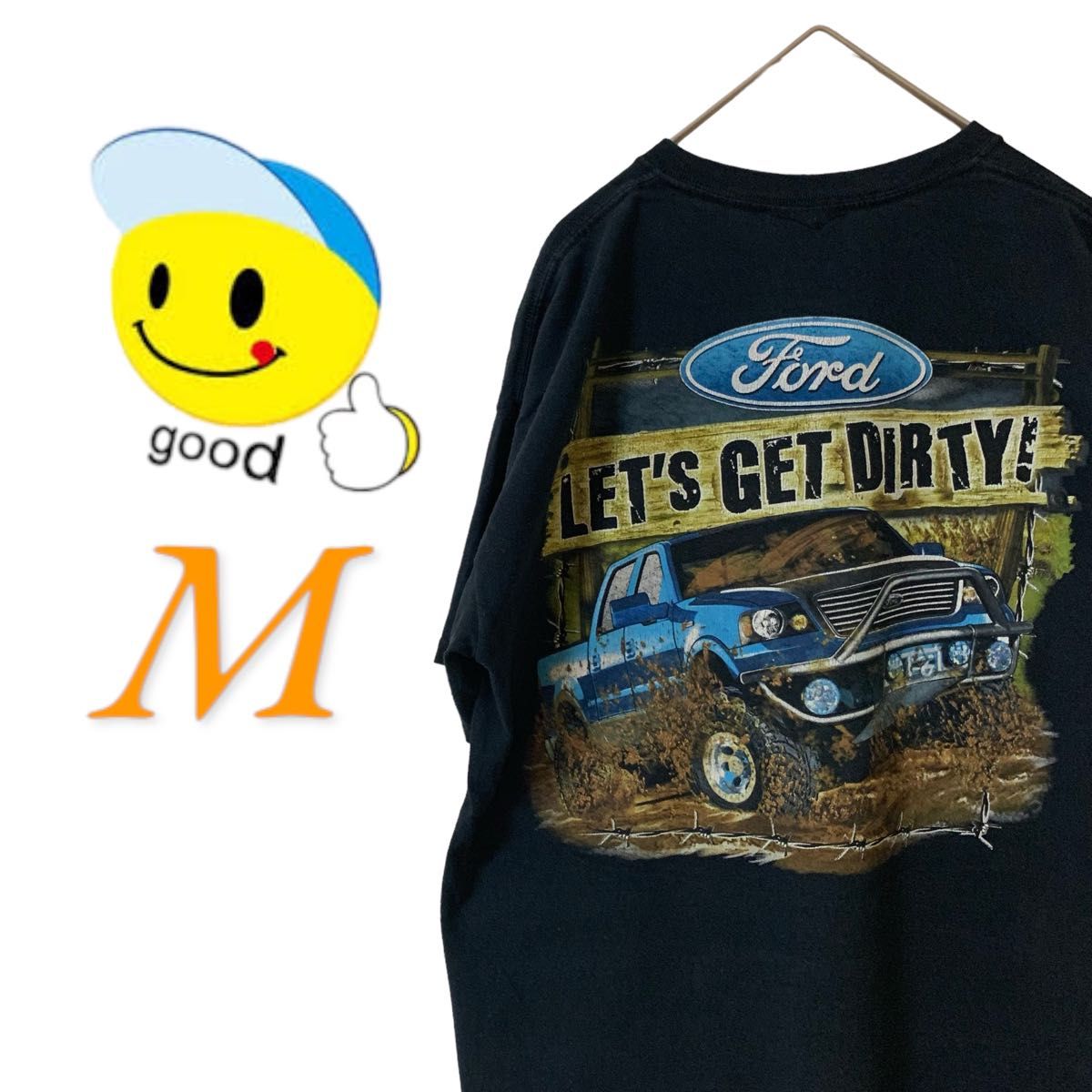 【US古着】大人気!! Ford フォード ブラック M Tシャツ 半袖 レギュラーヴィンテージ プリント メンズ レディース