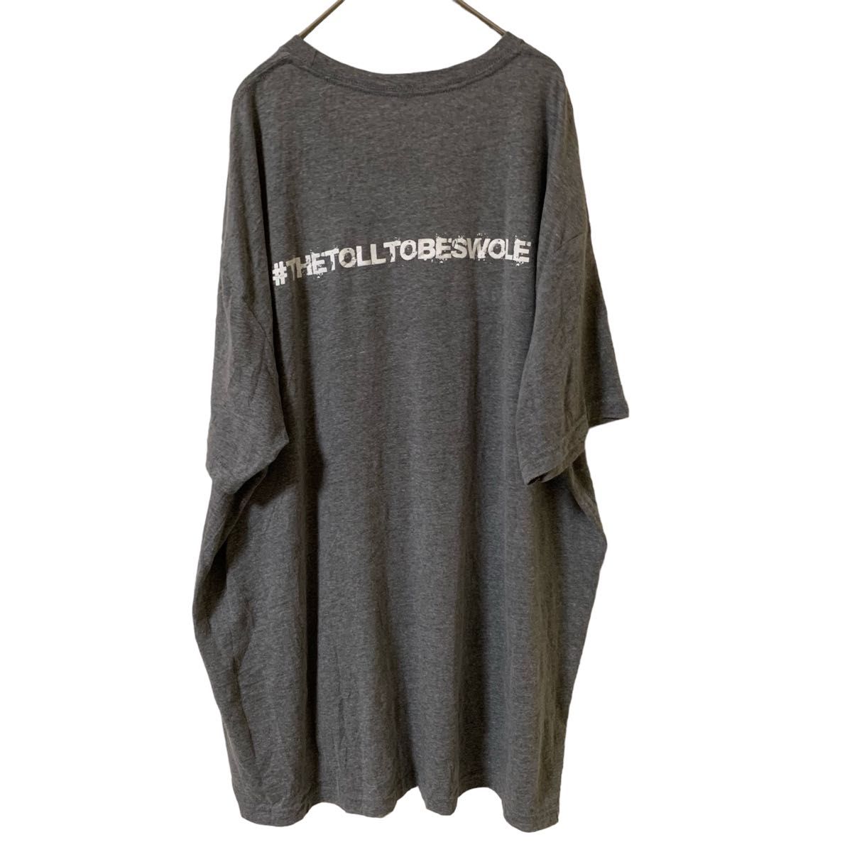 【US古着】グッドデザイン グレー 3XL Tシャツ 半袖 レギュラーヴィンテージ プリント メンズ レディース