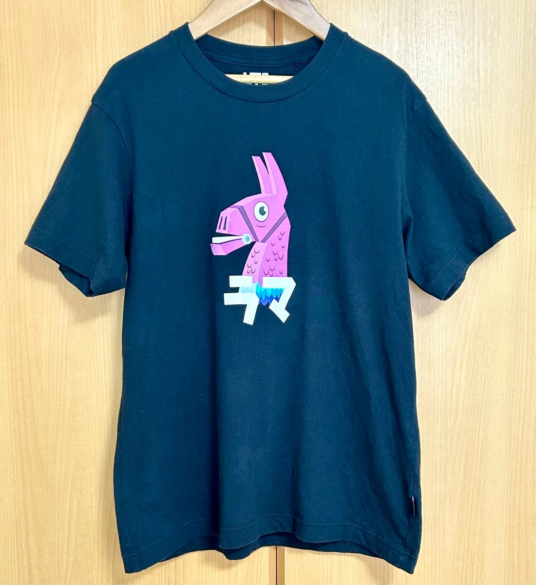 中古 ユニクロ フォートナイト FORTNITE UT コラボ Tシャツ ラマ Sサイズ 半袖