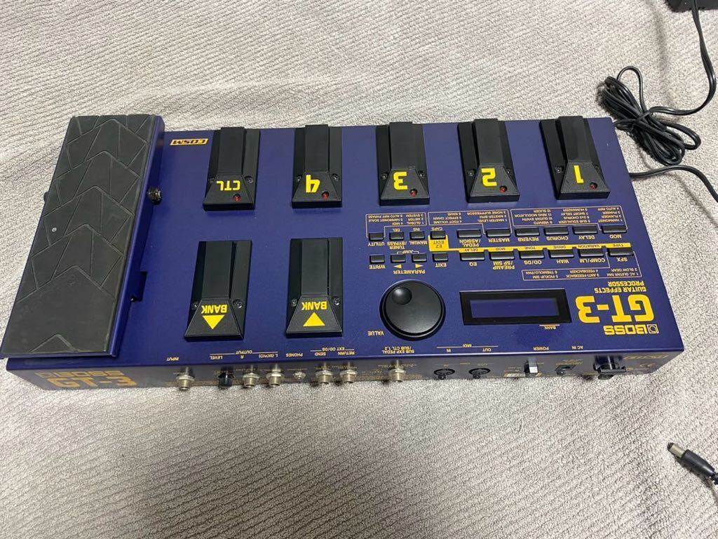 BOSS GT-3 マルチエフェクター　Guitar ギター EFFECTS PROCESSOR_画像6