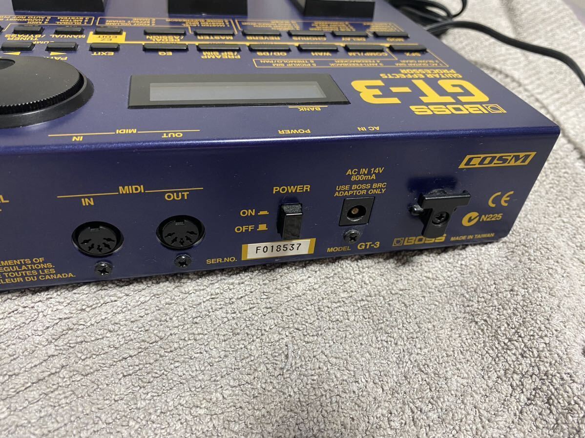 BOSS GT-3 マルチエフェクター　Guitar ギター EFFECTS PROCESSOR_画像5