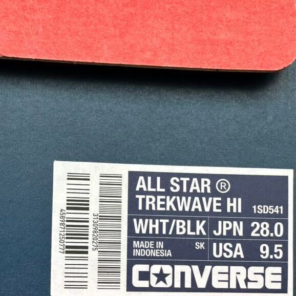 ☆新品☆CONVERSE ALL STAR R TREKWAVE HI コンバース　オールスター　R トレックウェーブ　ハイ　ホワイト　ブラック　厚底　スニーカー_画像5