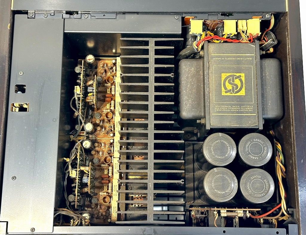 中古オーディオ サンスイ プリメインアンプ SUNSUI AU-D907X、修理前提のジャンク扱いの画像9