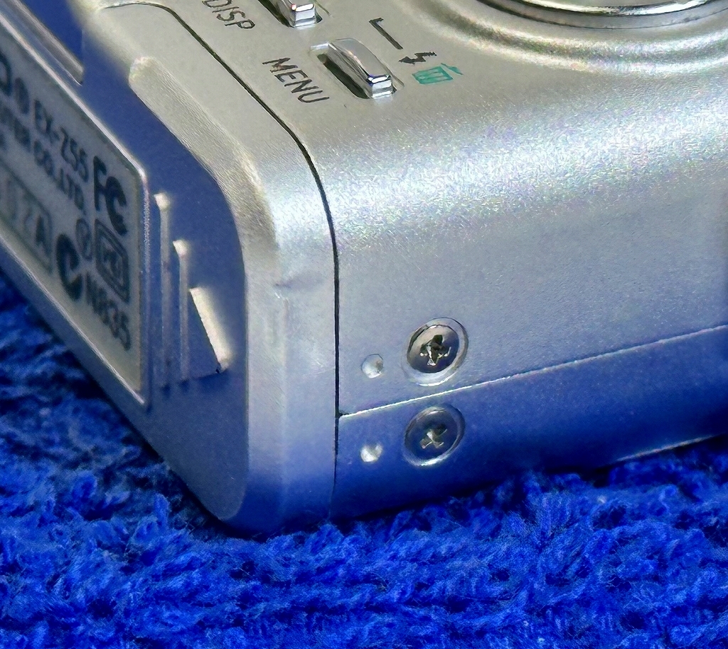 カシオ 中古コンパクトデジカメ CASIO EXILIM EX-Z55、元箱・取説・USBクレードル(CA-24)付属、古い物につきジャンク扱いの画像10