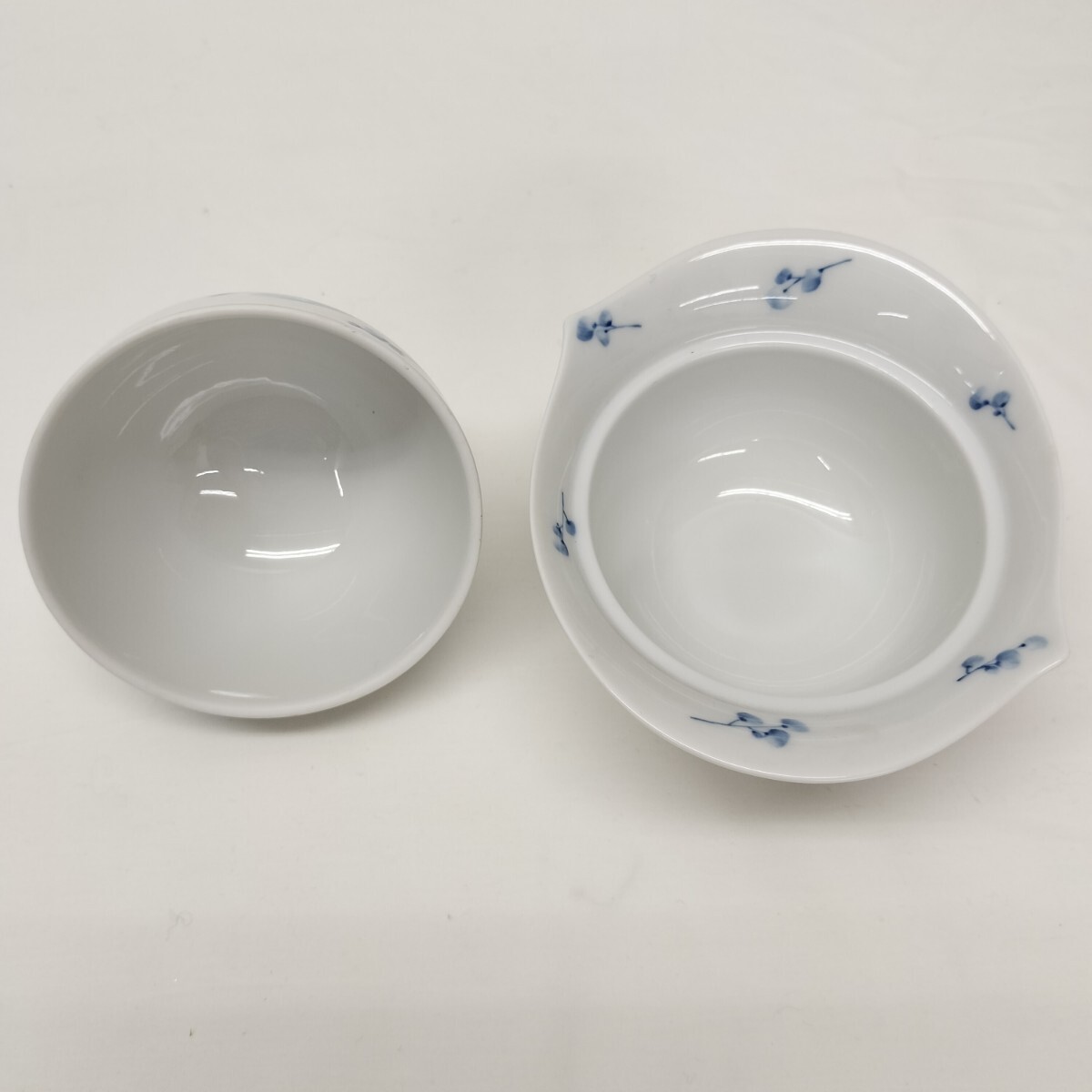【A-152】MEISSEN マイセン 青い花 シュガーポット 1点 茶器 ブランド食器 テーブルウェア ホワイト 花柄 箱付き_画像7