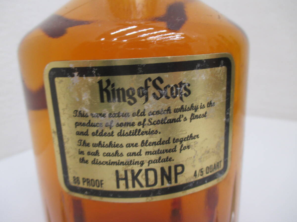 4409 酒祭 洋酒祭 キングオブスコッチ レア エクストラ オールド 750ml 43% 未開栓 ウイスキー King of Scots RARE EXTRA OLDの画像9