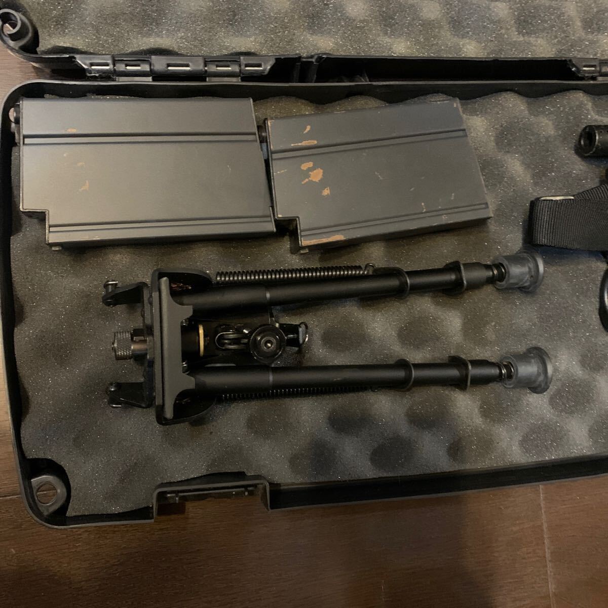 【中古】G&G M14 EBR ガンケース スコープ バイポッド スリング 付属品多数 _画像4