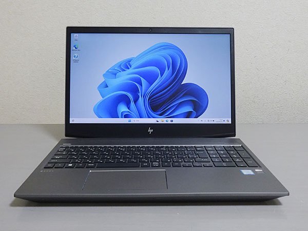 HP ZBook 15v G5 Mobile Workstation Core i7 8750H 2.20GHz/32GB/SSD 256GB+HDD 1TB フルHD WLAN Bluetooth NVIDIA Quadro P600の画像1