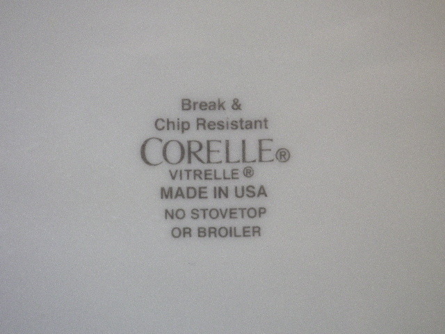 コレール CORELLE USA 26cm ランチプレート4枚 使用頻度の少ない中古●送料80サイズ●の画像4