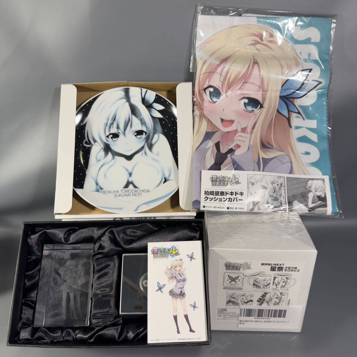  anime goods large amount together monogatari series Saber . is ... little Strike Witches Infinite Stratos other unused storage goods 