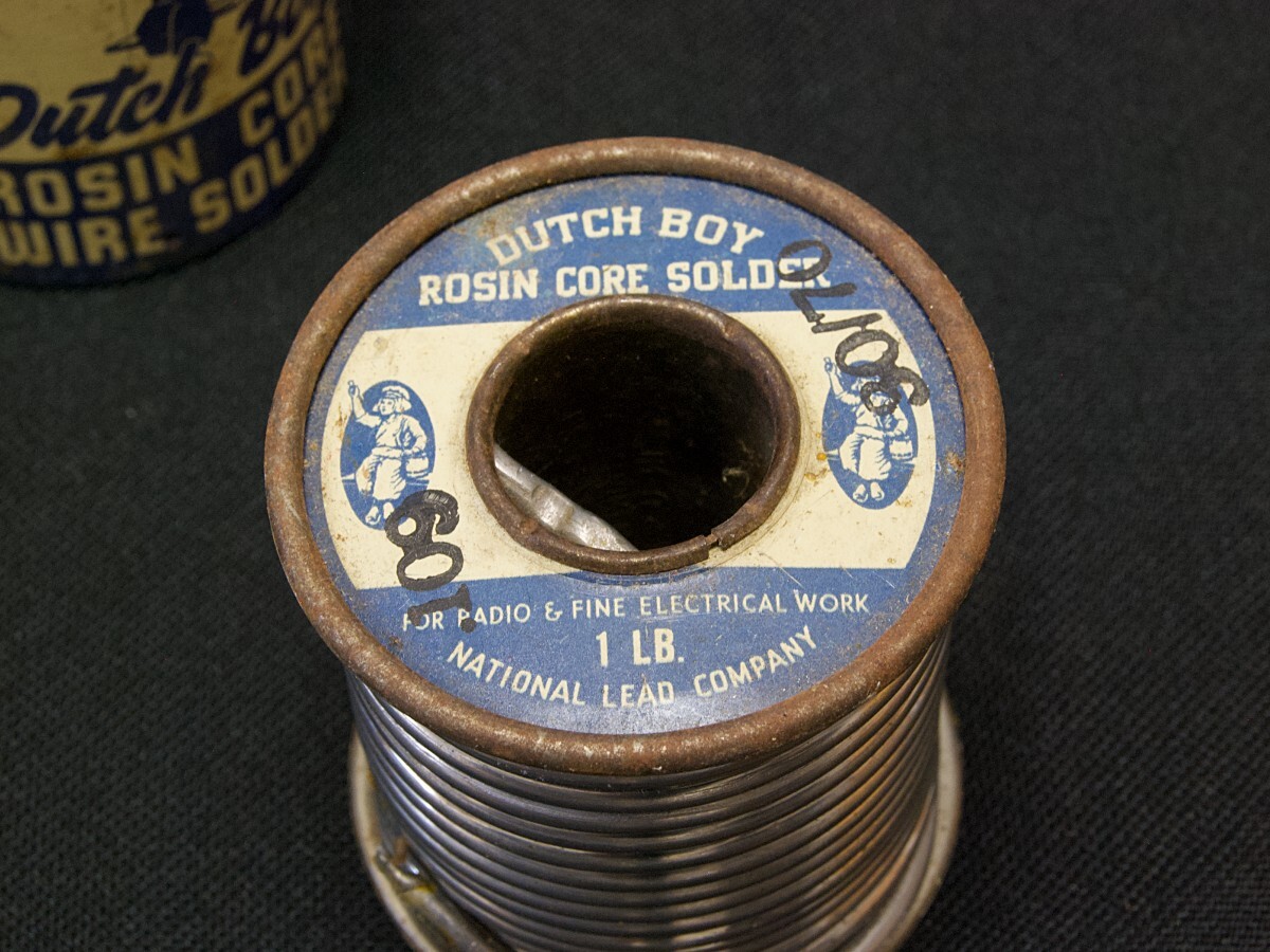 ♪♪Dutch Boy Solder 青缶 2.7mm径 切売り30cm単位、ダッチボーイ ハンダ♪♪_画像3